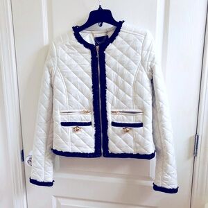 Juicy Couture black/white Quilted Puffer Jacket size XS